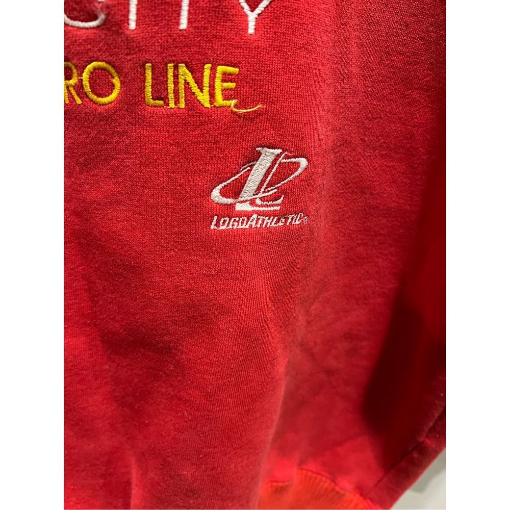 VINTAGE 90S NFL KANSAS CITY CHIEFS LOGO ATHLETIC PROLINE SWEATSHIRT Med - Picture 8 of 9